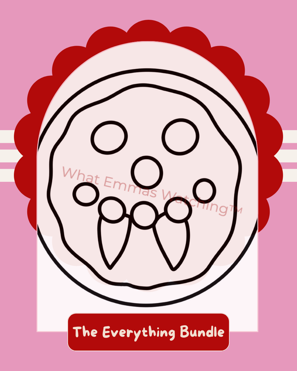 The Everything Bundle colouring page preview with watermark