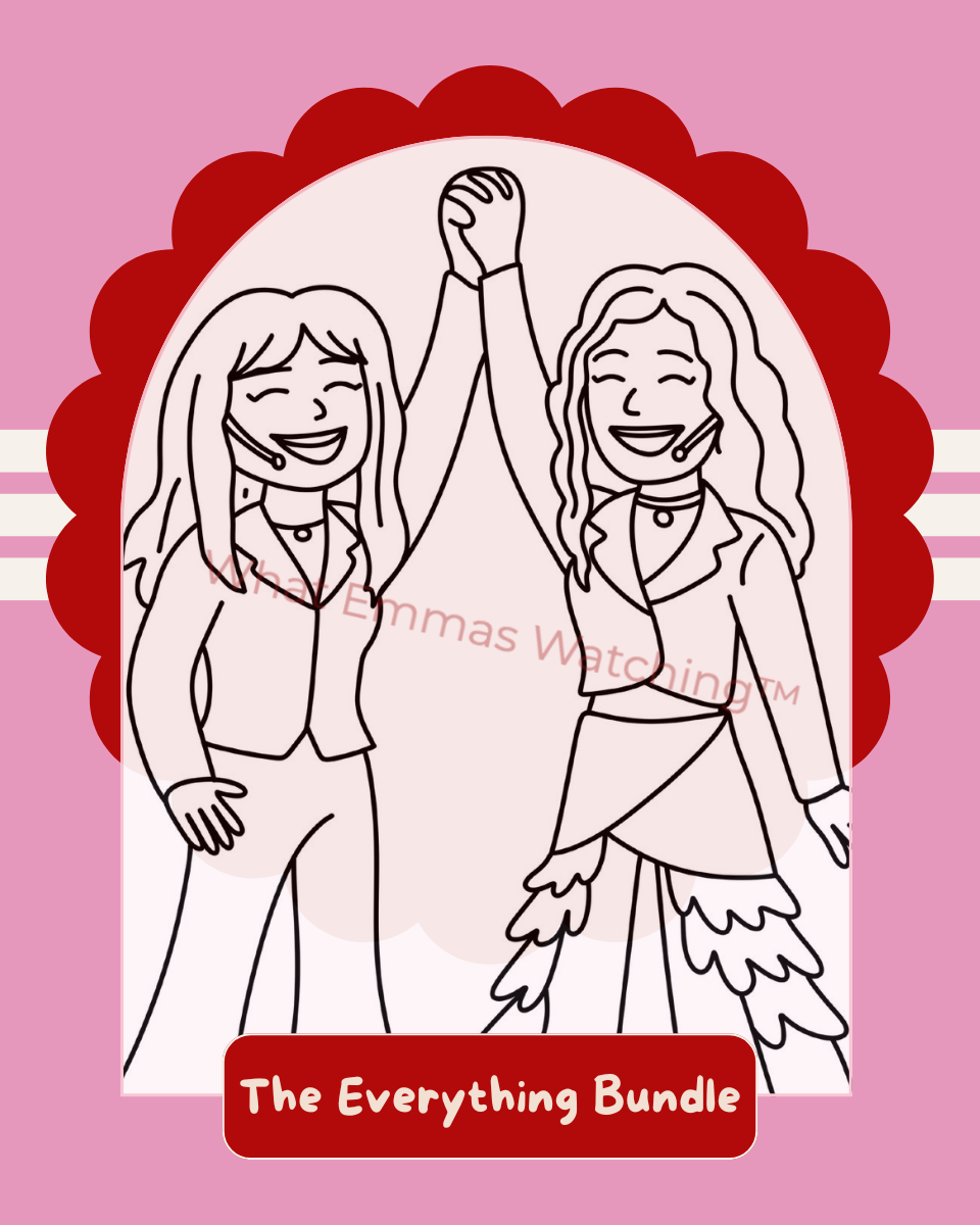 The Everything Bundle colouring page preview with watermark