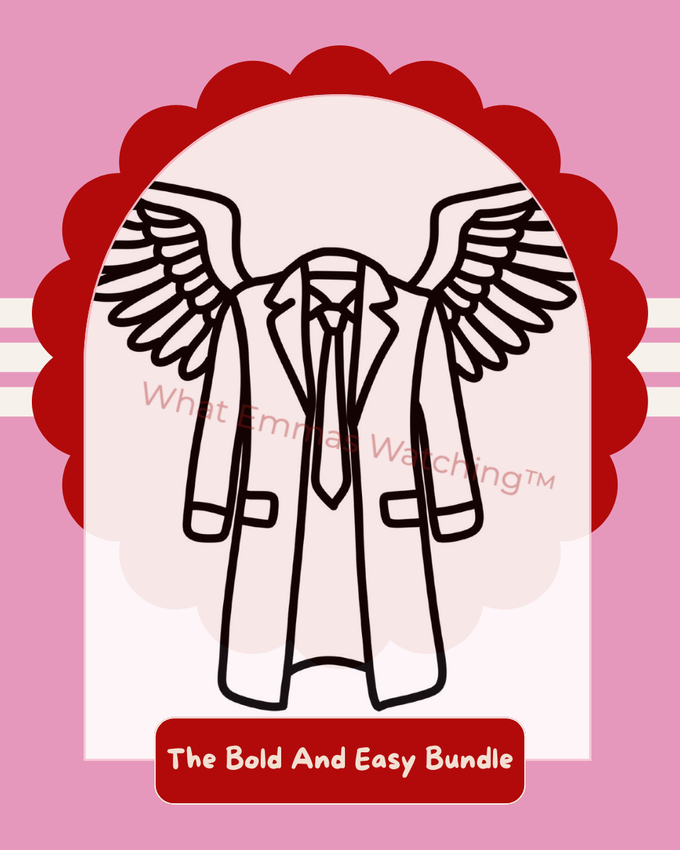 The Bold And Easy Bundle colouring page preview with watermark