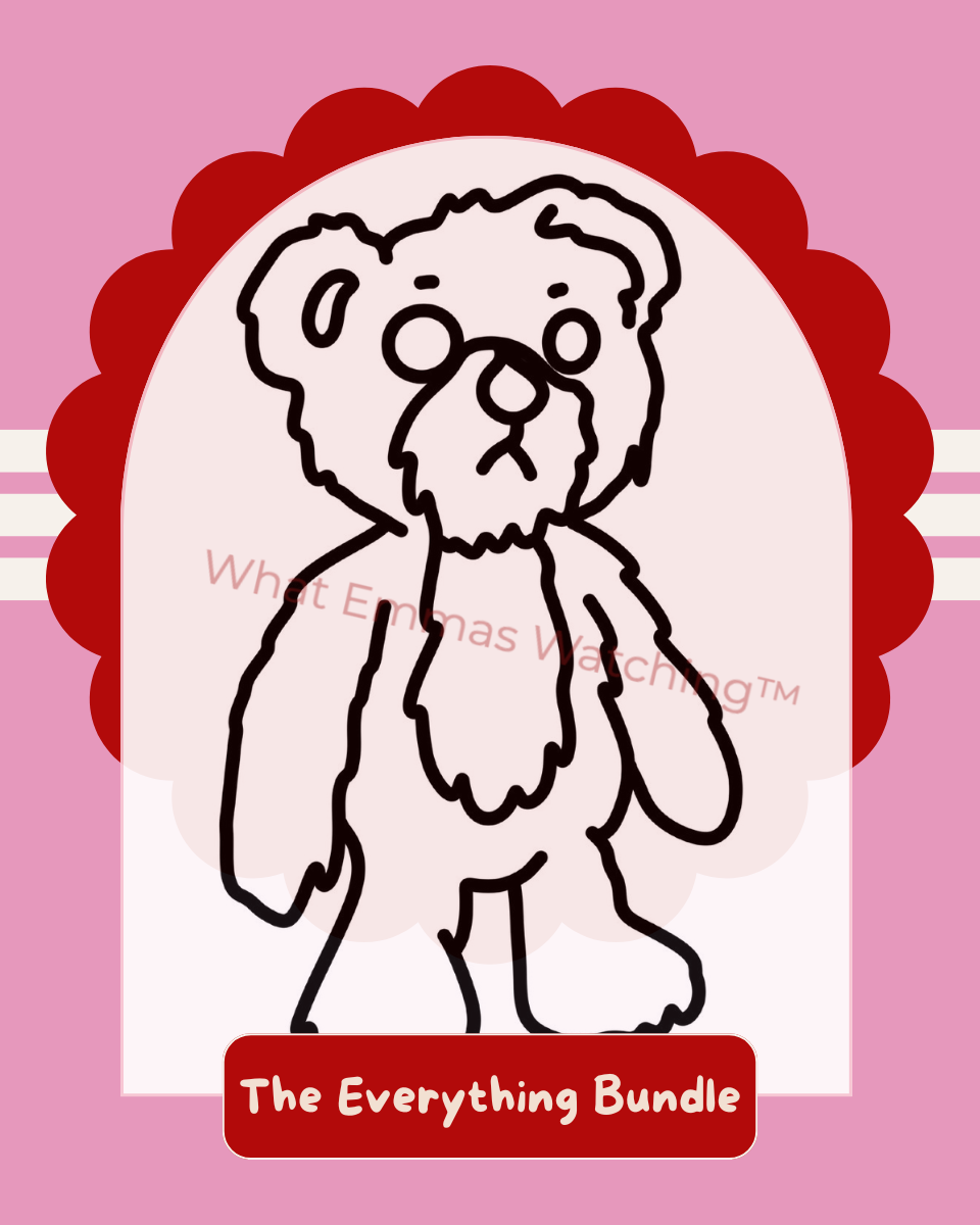 The Everything Bundle colouring page preview with watermark