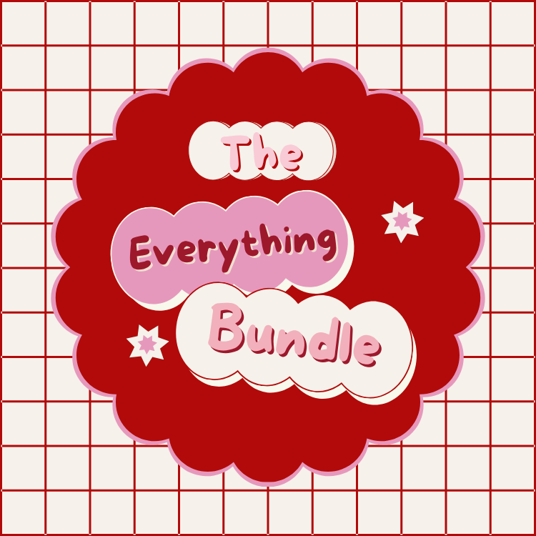 The Everything Bundle — 62 pop culture colouring pages from What Emma's Watching